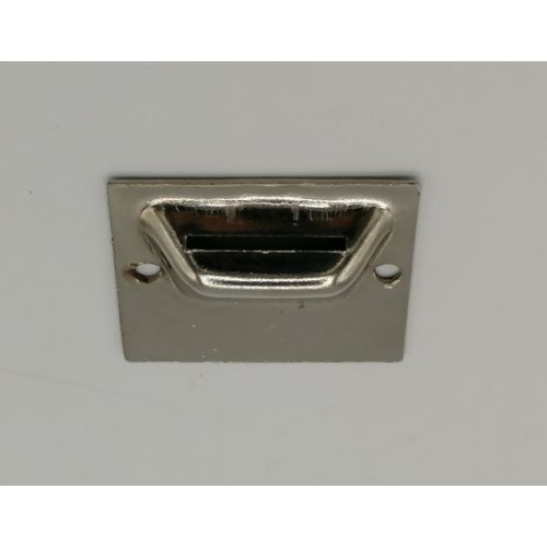 MIDWAY CHROME COIN ENTRY PLATE